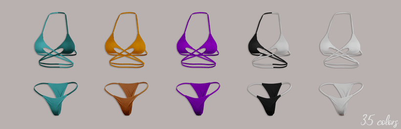 Галерея мода Сет купальников Women’s Bikini set #1